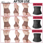 Vensslim Waist Trainer Abdominal Tightening Corset Women Body Shaping Slimming Corset Fat Burner Belly Trimmer Belt Weight Loss