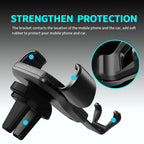 Car Mobile Phone Holder Air Outlet Gravity Sensor Auto Accessories For Alfa Romeo Giulia Stelvio Giulietta 156 159 147 Mito Brer