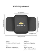 Car Armrest Cushion Leather Arm Rest Box Pad With Storage Bag For Chevrolet Corvette Montana TrailBlazer Silverado Traverse Bolt