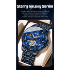 POEDAGAR Luxury Men Wristwatch Fashion Date Hollow Tourbillon Man Clock Automatic Mechanical Stainless Steel Men's Watches Reloj