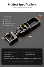 Metal Keychain Car Logo Keyring Pendant Auto Accessories For Chevrolet Cruze Onix Tracker Aveo Bolt Captiva Equinox Spark Tahoe