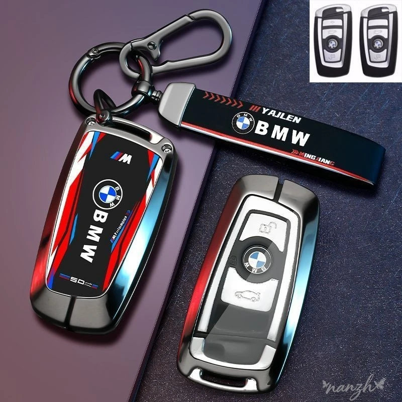 Car Remote Key Case Cover Shell Protector For BMW M Performance F30 F20 F10 F18 F22 F01 X3 X4 F06 F02 M3 M5 Auto Accessories