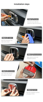 Car Logo Badge Front Grille Trunk Steering Wheel Decoration Accessories For Honda Fit GK5 HRV Vezel Accord Civic Cars Emblem