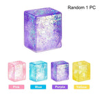 1PC Soft Colored Ice Cube Fidget Toys Funny Stress Reliever Reduce Pressure Prop Slow Rising Squeeze Toy For Kids And Adults
