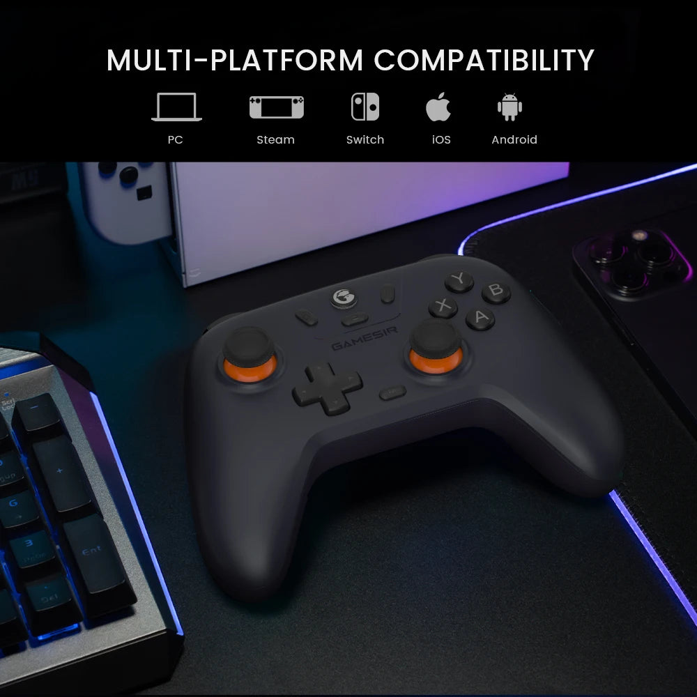 GameSir T4 Nova Lite Switch controlador efecto Hall Gamepad para Nintendo Switch iPhone Android teléfono móvil Windows PC Steam