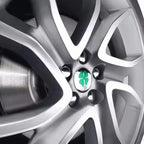 4PCS Universal 56MM 60MM Four-leaf Emblem Car Wheel Center Hub Caps Badge Sticker Cover