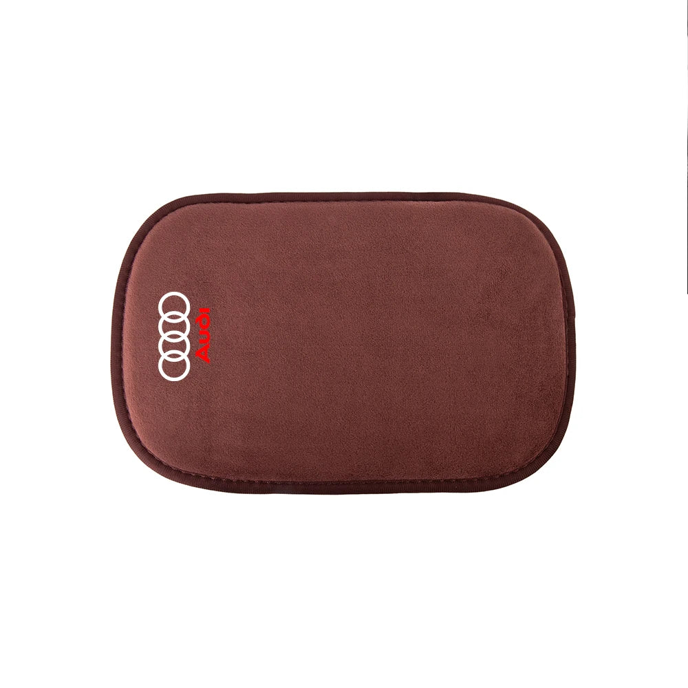 Car Armrest Storage Box Mat Center Sonsule Arm Rest Protection Cushion For Audi SLine Q7 Q2 Q3 F3 B8 B7 A3 8P 8V A6 C7 C6 Q5 8R