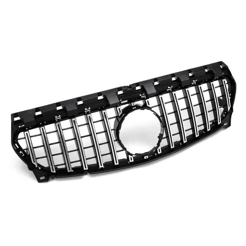 Chrome Silver AMG Style Front Bumper Grille For Mercedes Benz CLA-Class W117 2013-2019 CLA180 CLA200 CLA45 Front Grill Black