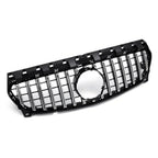Chrome Silver AMG Style Front Bumper Grille For Mercedes Benz CLA-Class W117 2013-2019 CLA180 CLA200 CLA45 Front Grill Black