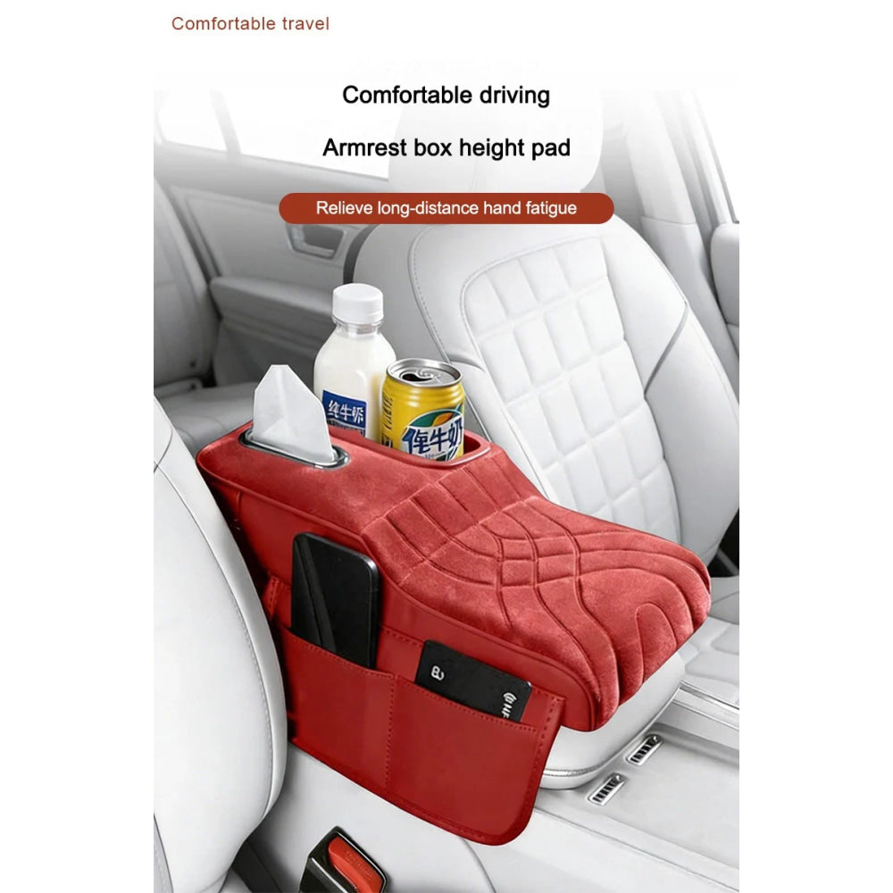 Car Console Armrest Box Booster Pad Car Arm Rest Padded Cover For Mercedes Benz AMG W204 W206 W205 W203 W211 W212 W213 W210 W124