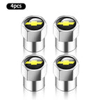 Chevrolet Car Tire Valve Stem Cap, Tire Valve Stem Cover,Universal Car Tire Valve Cap, Tyre Repair & Fitting Tool For Car, SUV