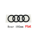 for Audi A5 2010-2019 2020-2024 2.0T S Line Quarrto Sticker 4Ring ABS 192mm 273mm 249mm Car Front Emblem Rear Trunk Decoration