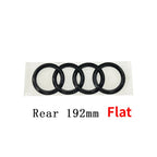for Audi A5 2010-2019 2020-2024 2.0T S Line Quarrto Sticker 4Ring ABS 192mm 273mm 249mm Car Front Emblem Rear Trunk Decoration