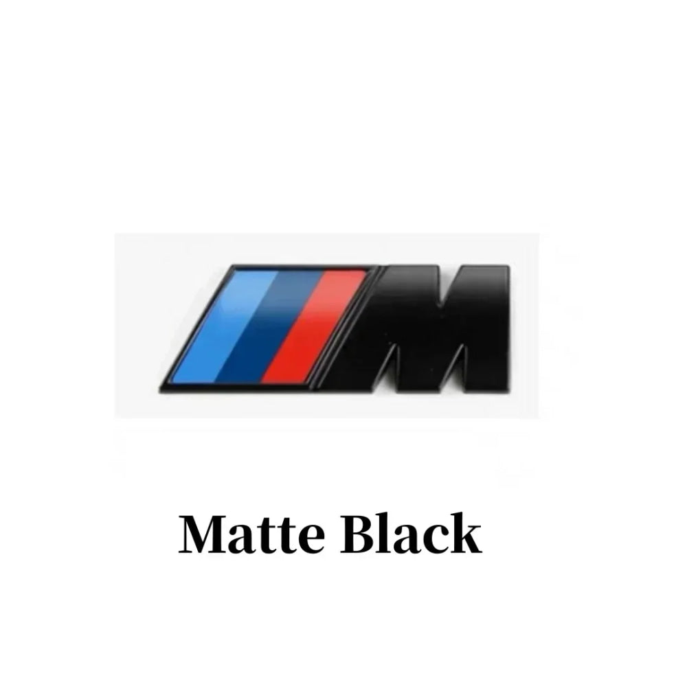 M LOGO Fender Emblem Badge Rear Trunk Badge For BMW E36 E39 E46 E60 E90 E90 F01 F10 F30 G01 G20 G21 G30 G11 F15 X5 X3 M Sports