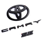 3pcs ABS Overlay logo for Toyota 2018-2024 Camry modified three-dimensional covering 3D SE XSE trunk sticker car accessories