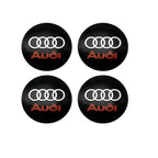4Pc 56mm Car Wheel Center Hub Cap Rim Cover Emblem Stickers For Audi sline Rs A4 B7 B8 B9 A3 8P 8L 8V A5 A6 C6 C5 C7 A1 A7 A8 Q2