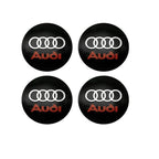 4Pc 56mm Car Wheel Center Hub Cap Rim Cover Emblem Stickers For Audi sline Rs A4 B7 B8 B9 A3 8P 8L 8V A5 A6 C6 C5 C7 A1 A7 A8 Q2