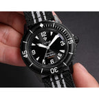 CADISEN Deep Explorer 2025 New Automatic Mechanical Watch Man Canvas Strap Wristwatch MIYOTA  Luxury Luminous Waterproof Watches