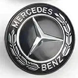 57mm ABS Car Flat Hood Emblem Sticker Front Badge Logo For Mercedes Benz AMG C180 E300 S200 W206 W205 A0008171801 Accessories