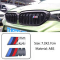 For BMW Performance E60 E36 E90 X2 X1 X3 X5 E46 M3 1Pcs 7.3cm 9cm M Logo 3D ABS Car Styling Front Grille Badge Emblem Accessory