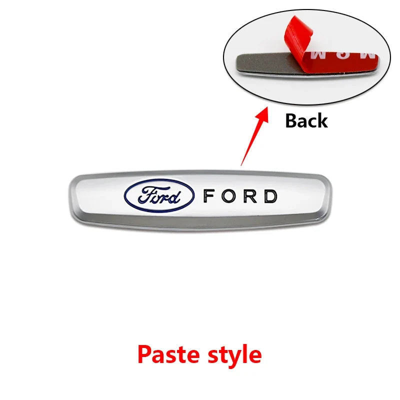 Ford  Seat Sticker Metal Badge Seat Mustang Badge For Ford Mustang Shelby Cobra Focus Mondeo F-150 Accessories Interior Sticker