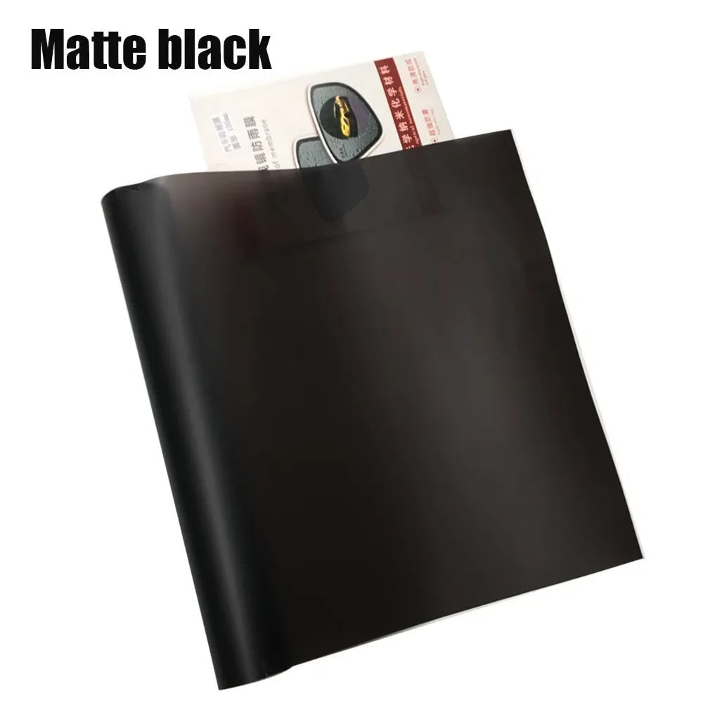 Película de tinte para faros de coche, 50x200cm, luz antiniebla ahumada, película de vinilo de PVC, tinte negro, película impermeable de vinilo para accesorios de motocicleta y automóvil