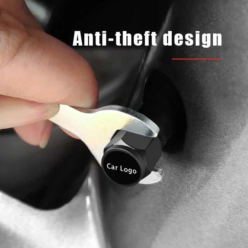 4PCS Car Wheel Tire Valve Cap Tyre Stem Cover For Honda Civic Accord Fit CRV Jazz Odyssey Prelude Insight Legend Stream HRV Pass