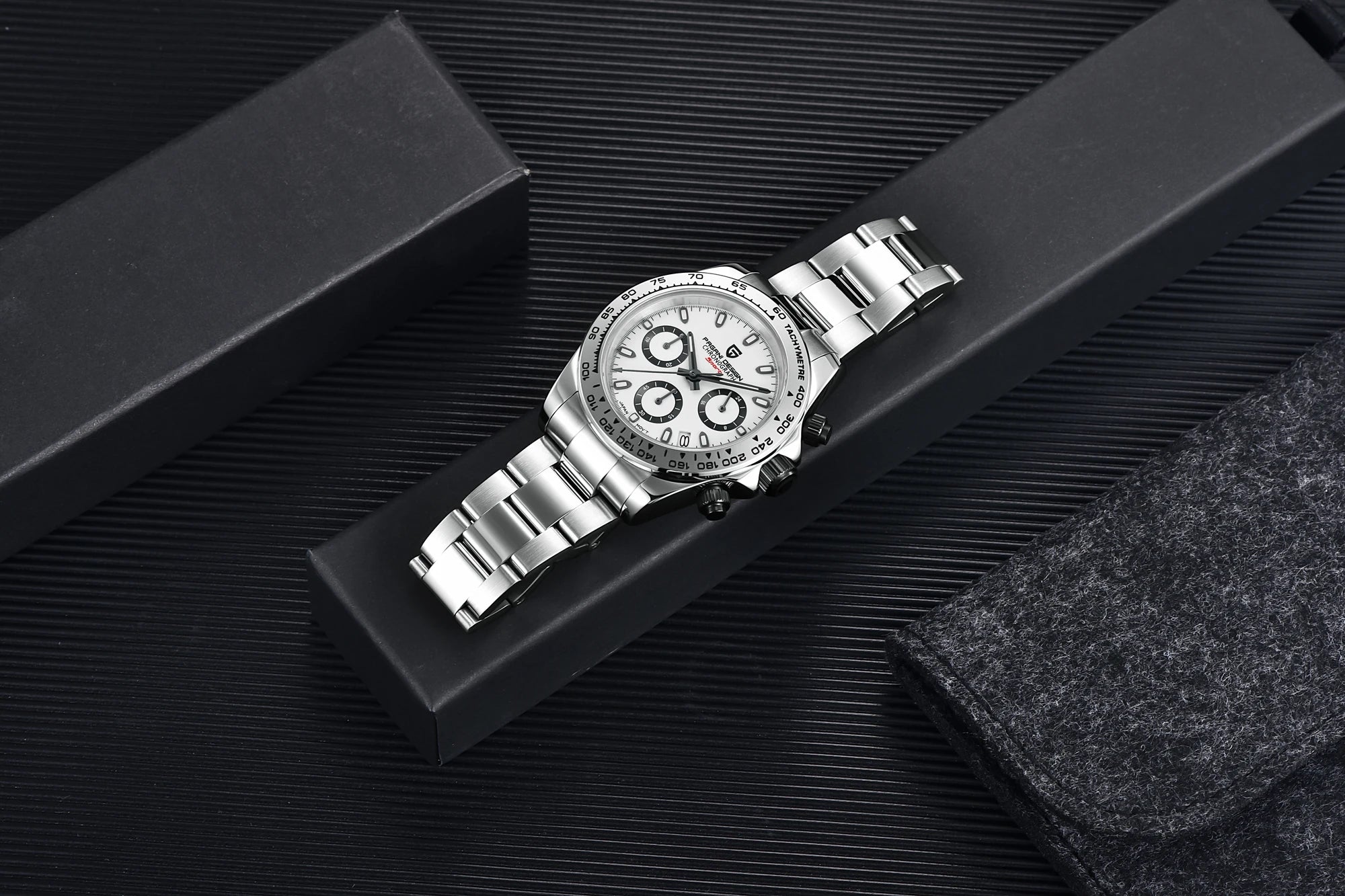 2026 Pagani Design PD1727 Night Light Men's Watch Sapphire Glass Stainless Steel Waterproof Relief  relogio masculino watches