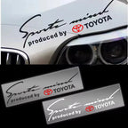 1Pcs Sport Design Car Front Head Light Eyebrow 3D Sticker Emblem For  Toyota TRD Camry RAV4 Land Corolla Levin Yaris Aygo Hilux