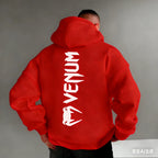 Men's Pattern Hoodies –Bold Back Prints MMA Inspired Streetwear Loose Fit Perfect for Gym  Casual Wear Limited Edition Designs