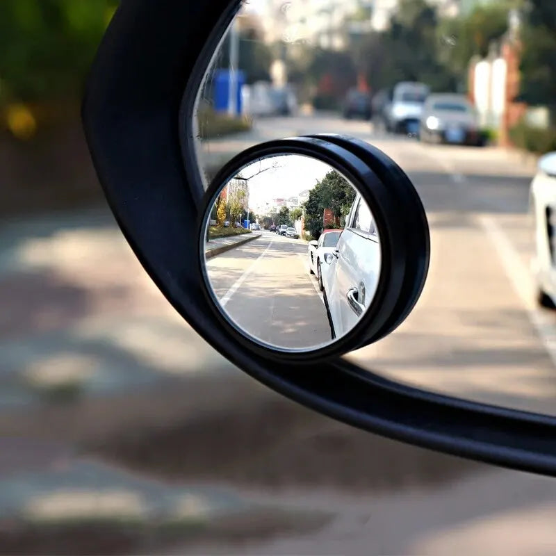 Espejo retrovisor para punto ciego de coche, cubierta de lluvia multifuncional 2 en 1 para días lluviosos, vista expandible, conducción de seguridad, 2 uds.