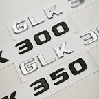 3D ABS Car Logo 4 Matic GLK220 GLK300 GLK350 Emblem Letters Sticker Rear Trunk Badge for GLK W204 X204 GLK220 GLK300 GLK350