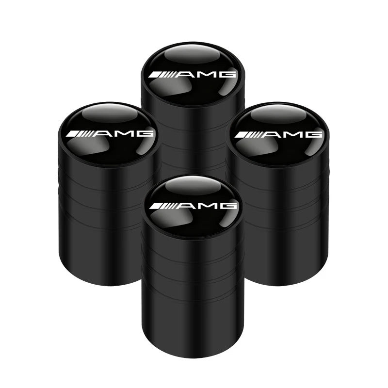 Car Tire Valve caps Emblem metal sticker For Mercedes Benz W203 W204 W168 GLC GLE CLA accessories Interior Mouldings YZQMM-BENC