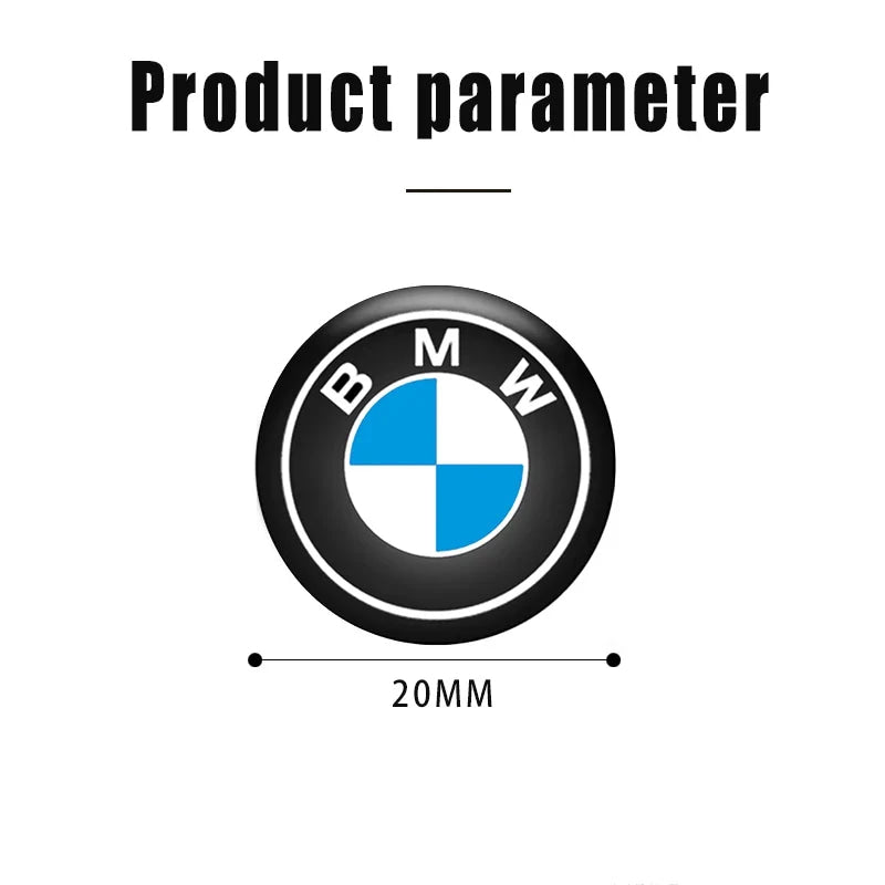 4pcs Car 20mm Door Keyhole Lock Protection Sticker Decor Decals For BMW X1 X2 X3 E46 E36 E34 F10 E90 F30 E60 F30 E53 E30 E92 E87