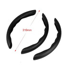 2/3PCS Carbon Fiber Universal Car Steering Wheel Booster Cover Non-Slip Auto Interior Decoration Accessories for Auto Deco