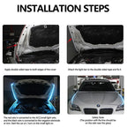 Luz LED de conducción diurna de 150cm, luces decorativas DRL para capó de coche, guía para capó de motor, lámpara ambiental decorativa de 12V