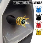 4PCS Crown Style Tire Valve Stem Caps, Air Caps Cover, Aluminum Alloy Dustproof And Waterproof Valve Caps Cover For All Toyota