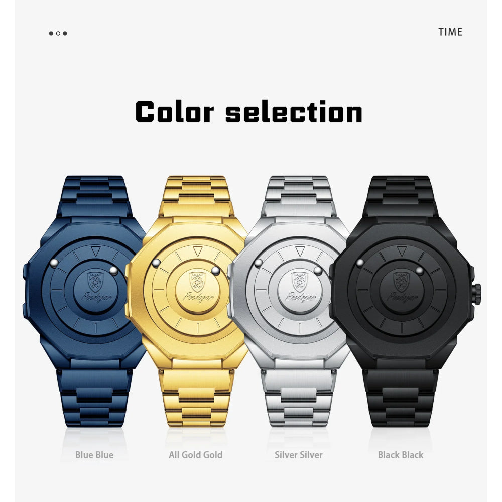 POEDAGAR High Quality Luxury Watch For Men Waterproof Fashion Man Wristwatch Business Stainless Steel Men's Quartz Watches Reloj