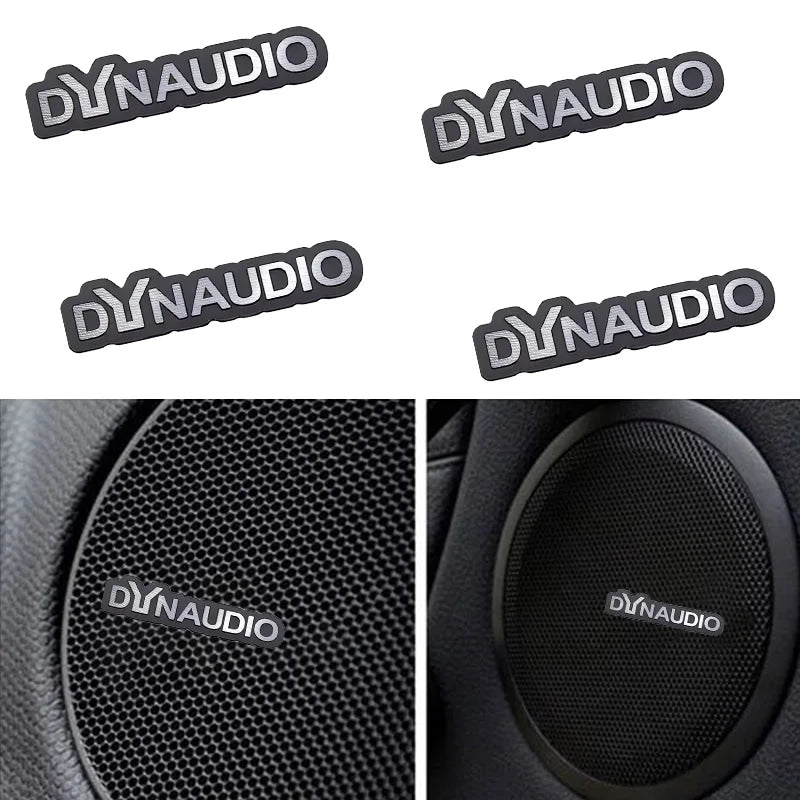 Chevrolet 3D Aluminum Car Audio Stickers Fit For Silverado Impala Malibu Equinox Cruze Camaro Tahoe/Suburban Blazer Spark Aveo