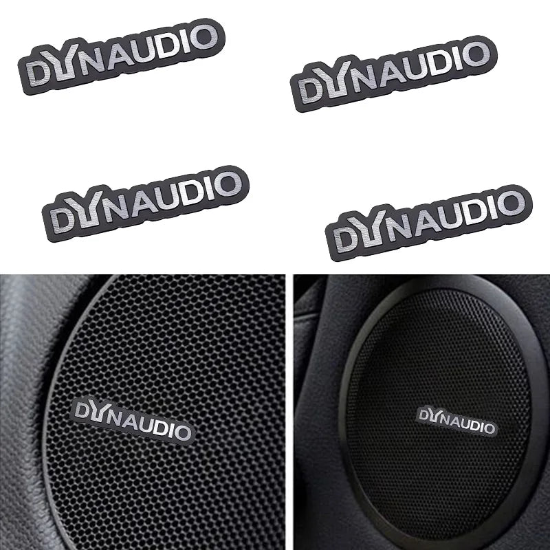 Chevrolet 3D Aluminum Car Audio Stickers Fit For Silverado Impala Malibu Equinox Cruze Camaro Tahoe/Suburban Blazer Spark Aveo
