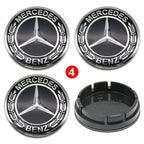 4pcs 56mm 75mm Car Wheel Center Hub Caps Cover Auto Accessories Mercedes Benz Amg C180 C200 C260 W108 W124 W126 W140 W168 W176