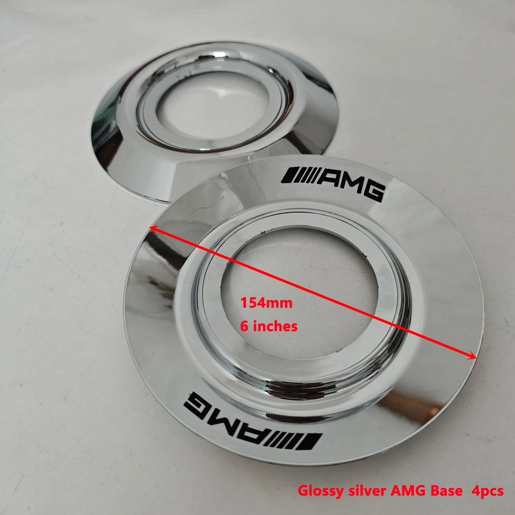 4PCS Aluminum Car Wheel Center Hub Caps for Mercedes-Benz A45S C63S E63S AMG GT GTS C190 Auto Styling Accessories