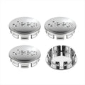 4Pcs/set Anti-Rust Snap-On Wheel Center Hub Caps Center Covers for Jeep Renegade Compass Wrangler JK Patriot Grand Cherokee SRT
