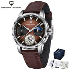Pagani Design New Men's Automatic Mechanical Watch Tourbillon Clock Sapphire Stainless Steel Men's Military Watch