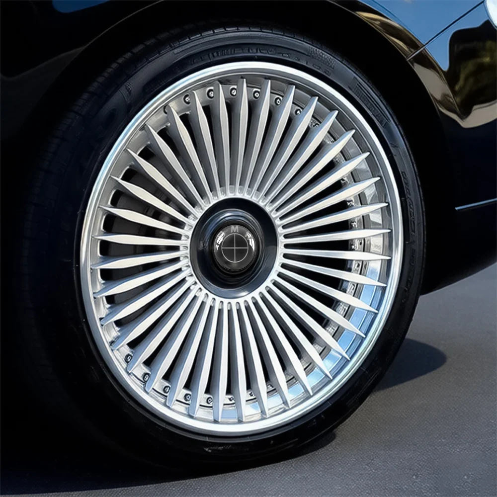 4Pcs 183mm Floating Car Wheel Center Caps Rims Hub Cover For BMW 50TH M Performance M3 M5 M6 F01 F20 F10 F13 F15 F16 F30 F34 F32