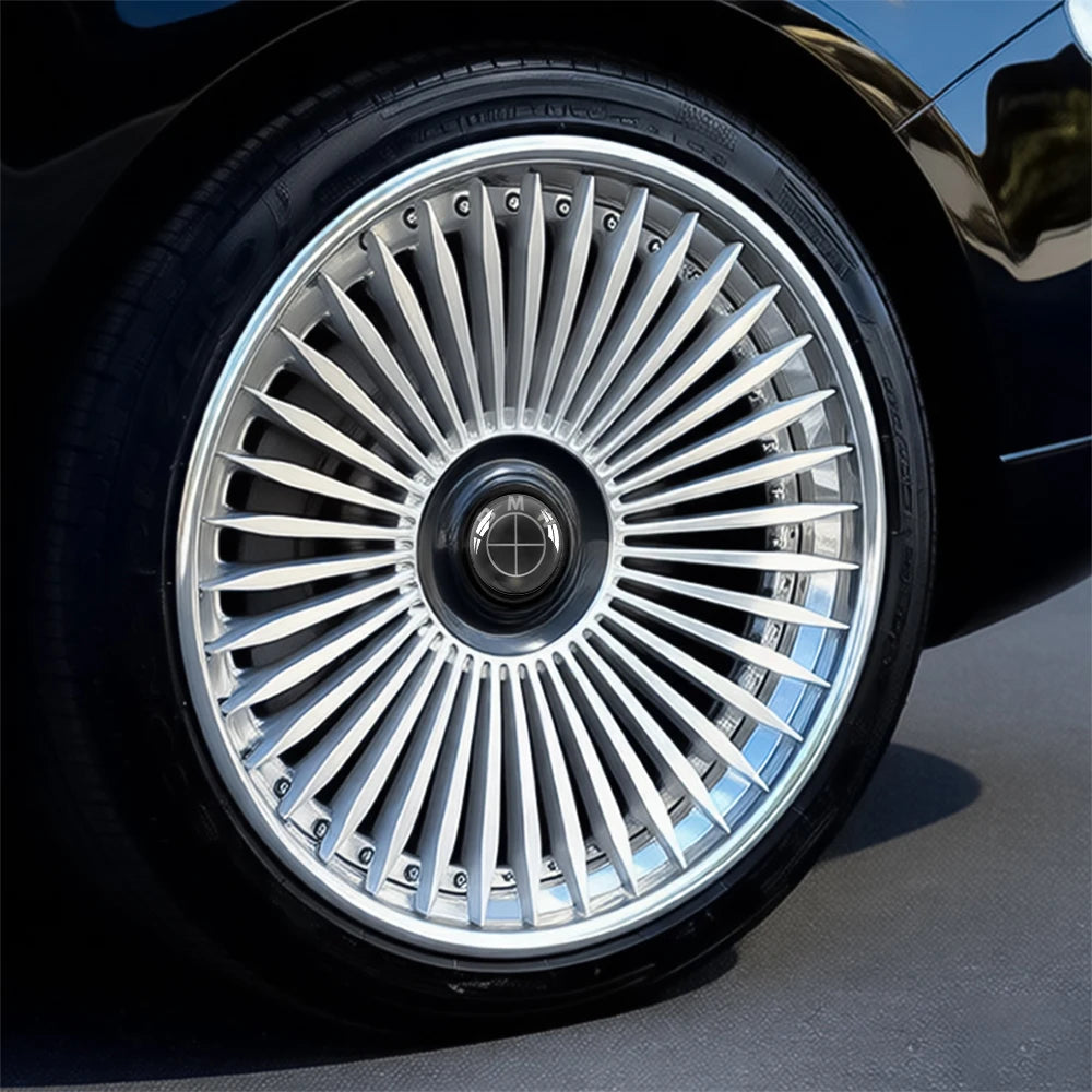 4Pcs 183mm Floating Car Wheel Center Caps Rims Hub Cover For BMW 50TH M Performance M3 M5 M6 F01 F20 F10 F13 F15 F16 F30 F34 F32