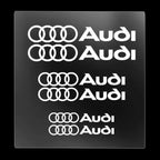 6pcs Car Caliper Sticker for Audi Sport Sline S3 A3 B5 B6 B7 B8 B9 8P 8V 8L A5 A4 C6 C5 A1 A6 A7 A8 Auto Logo Tire Brake Decals