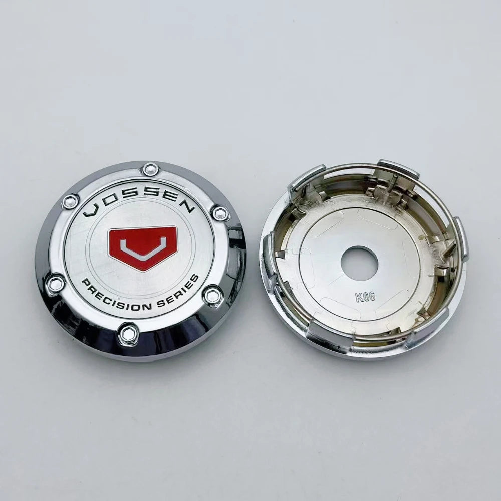 4pcs/Set 66MM 62MM VOSSEN Logo Emblem Badge Car Wheel Center Caps Rim Hubcap Wheel Hub Center Dust Cover Replace Car Accessories