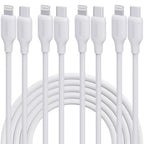Macaron Pink 27W PD Fast Charging Cable USB C to Lightning Silicone Data Cable Soft Flexible for iPhone 14 13 12 11