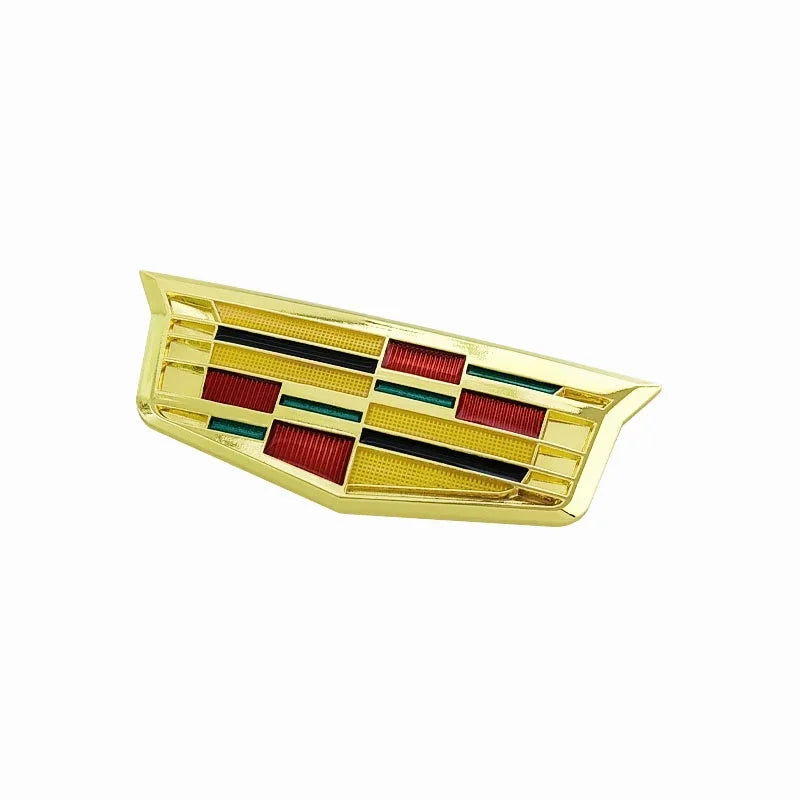 6.3cm/9.2cm Alloy Car Window C-Pillar Badge Sticker Rear Trunk Emblem for Cadillac XT5 ATSL XTS SRX BLS CT4 Escalade Deville DTS